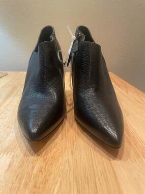 Black Leather Cole Haan Ankle Boots, S99
